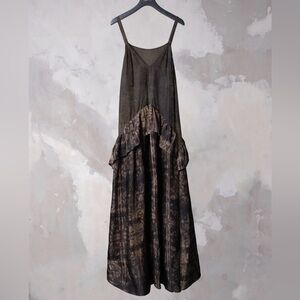 Brow Sleeveless Spaghetti Strap Maxi Sundress